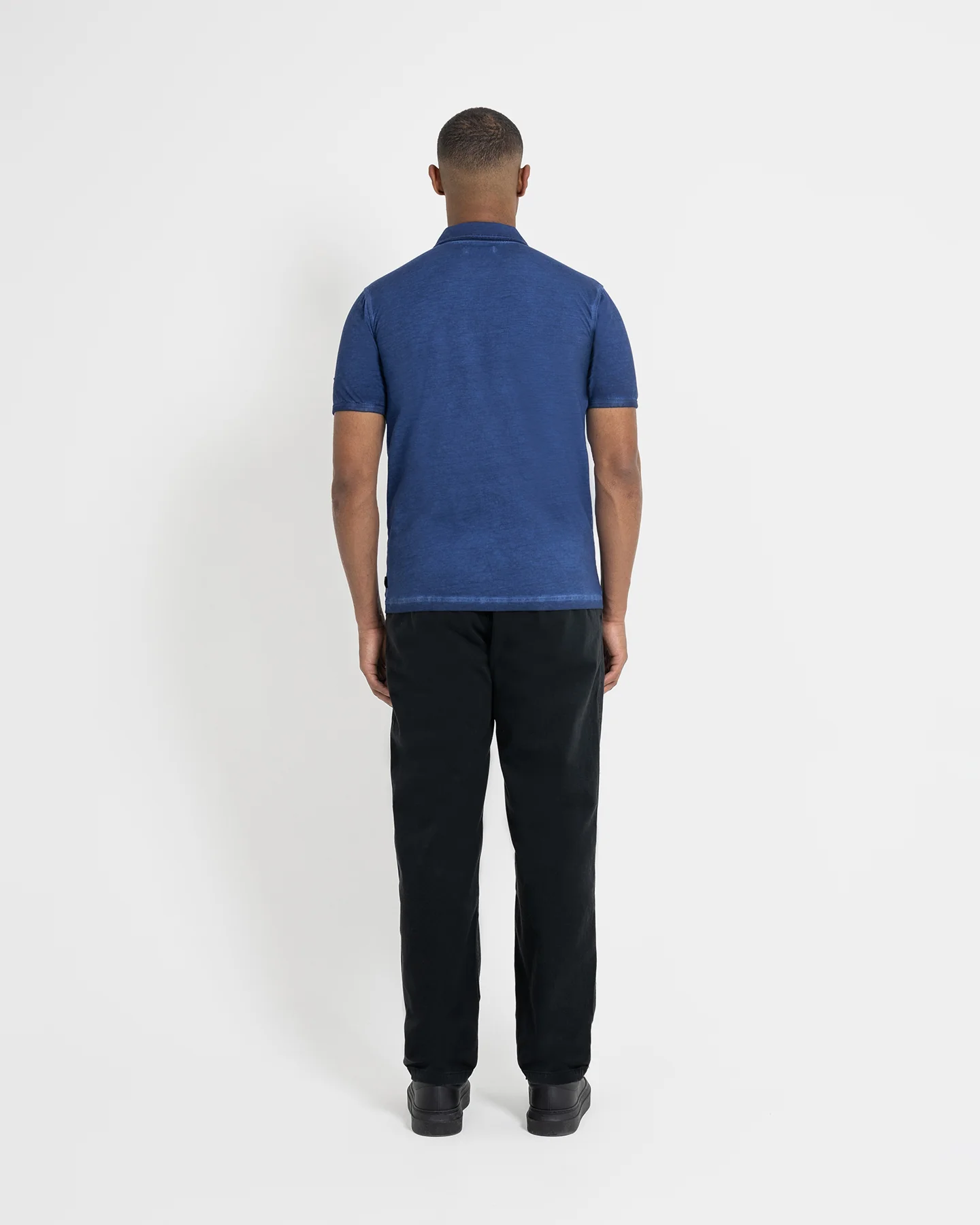 Left Hand Cold Dye Polo Navy - Image 5