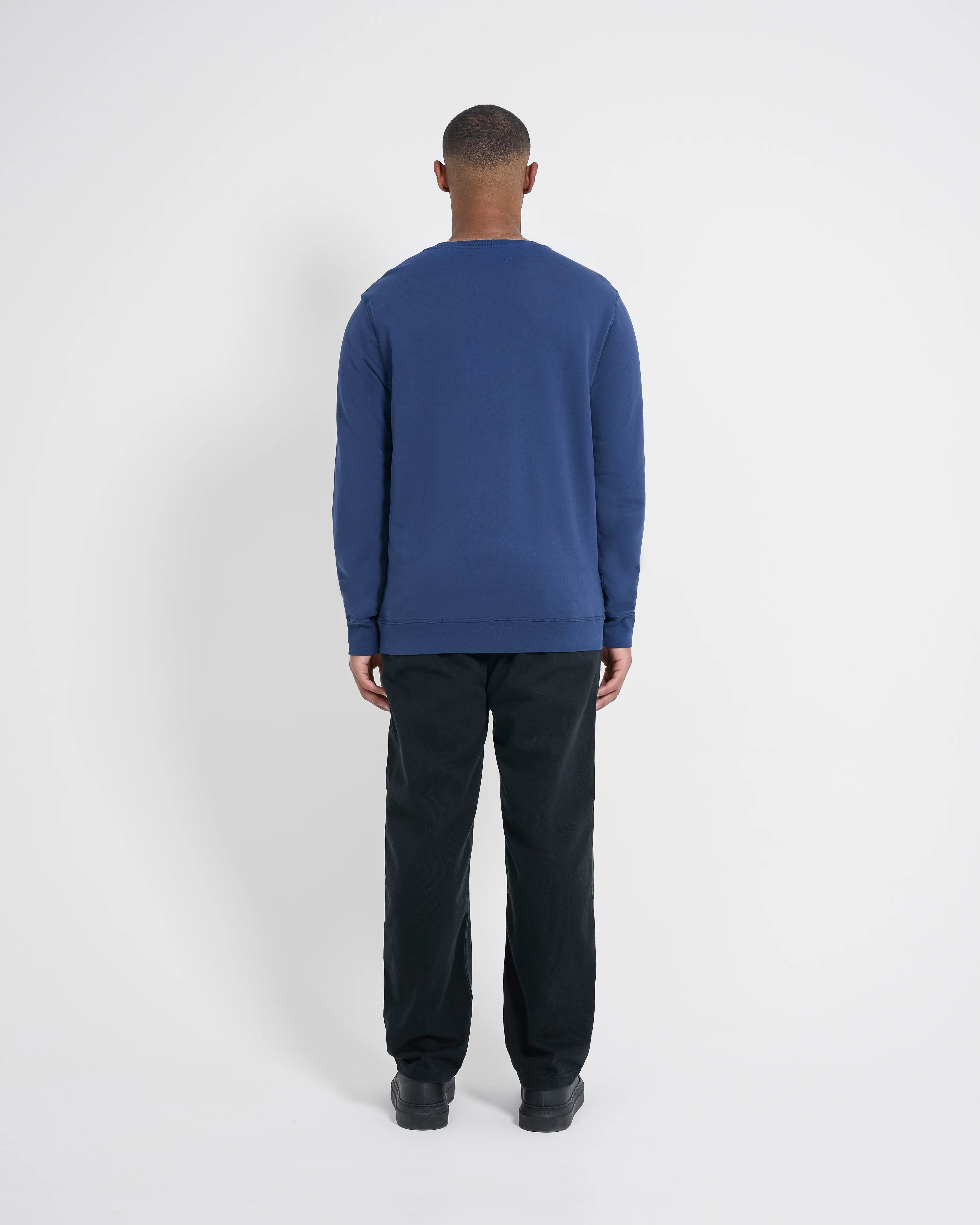 Left Hand Crew Sweatshirt Navy - Image 5