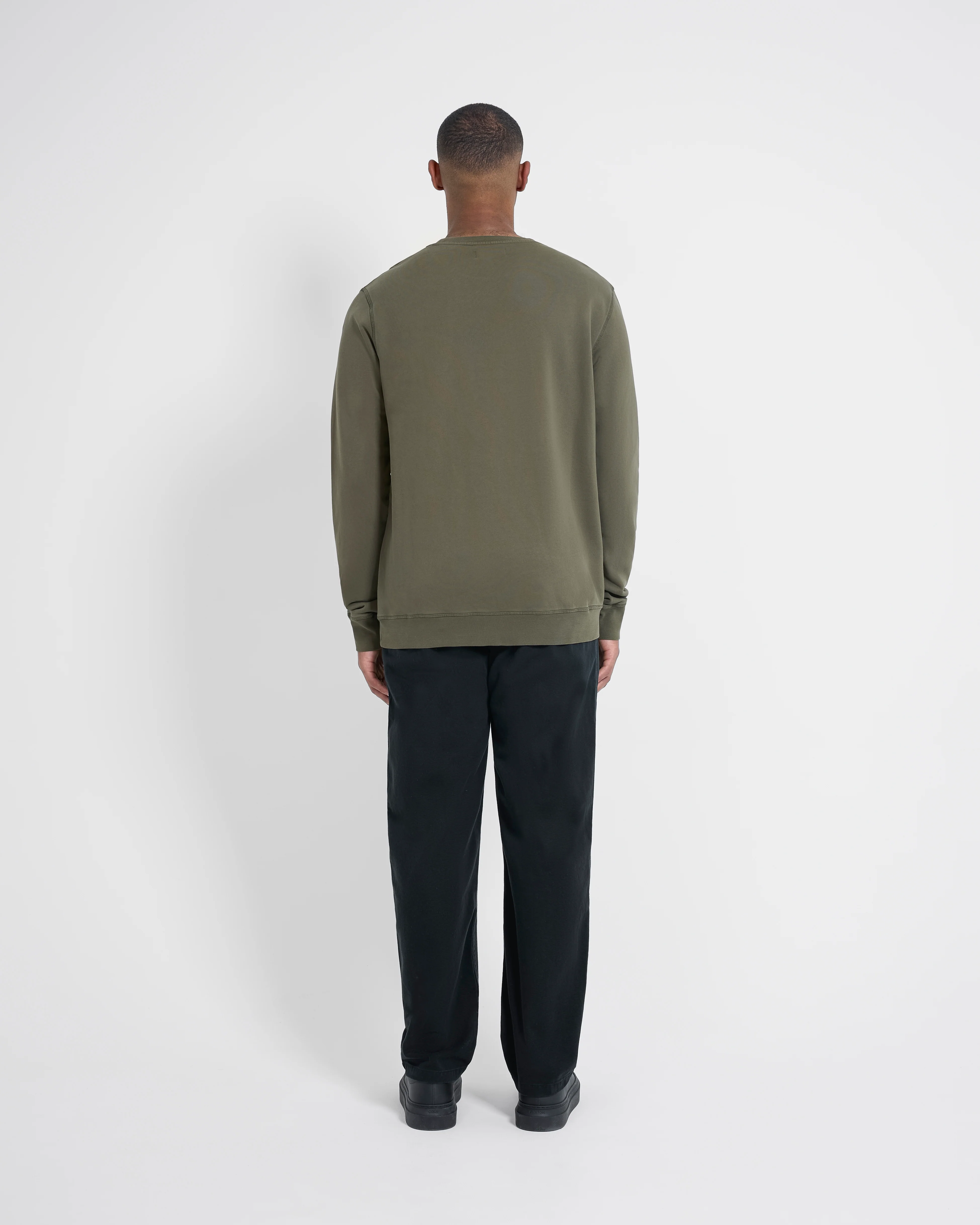 Left Hand Crew Sweatshirt Olive - Image 4
