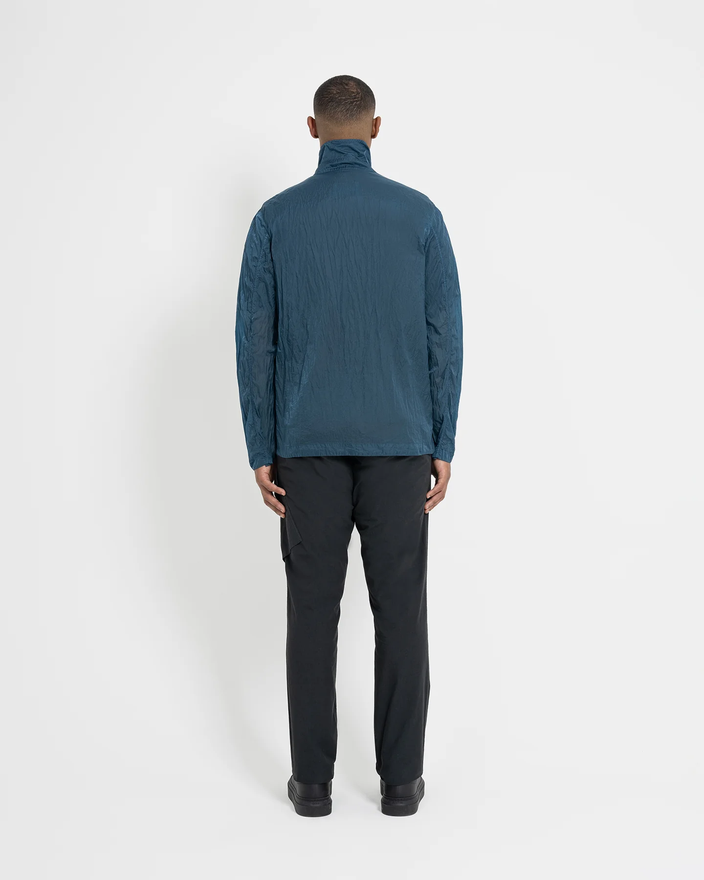 Left Hand Enna Overshirt Mid Blue - Image 4