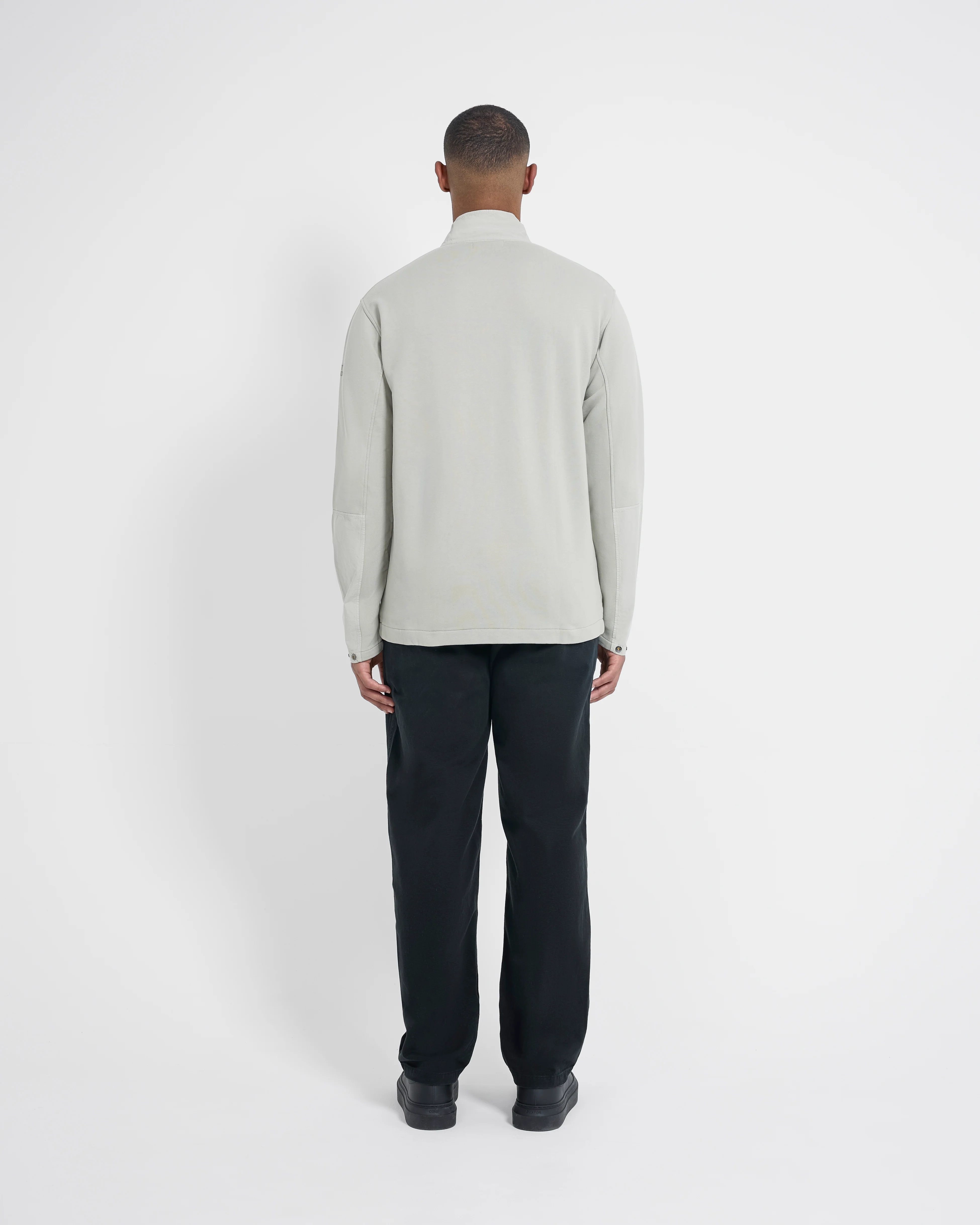 Left Hand Half Zip Sweat Stone - Image 5