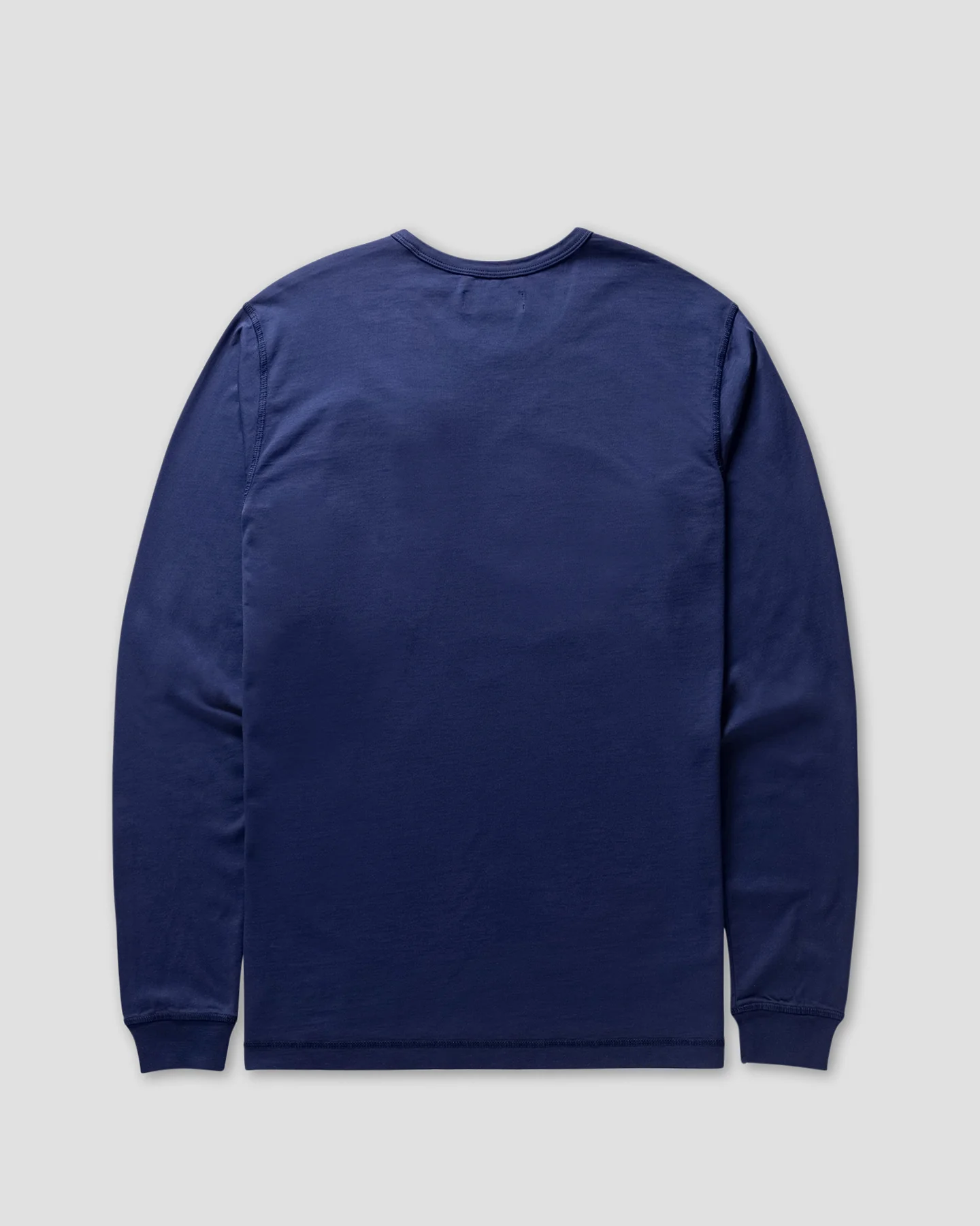 Left Hand L/S Patch Pocket Tee Navy - Image 3