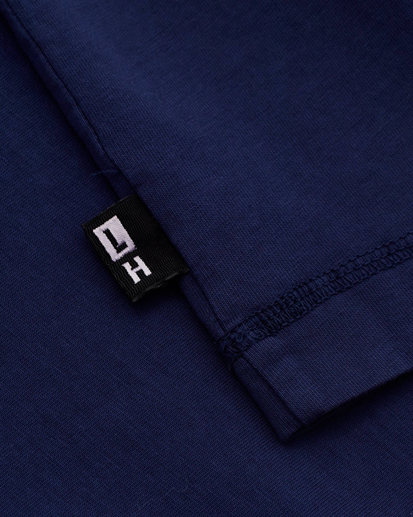 Left Hand L/S Patch Pocket Tee Navy - Image 4