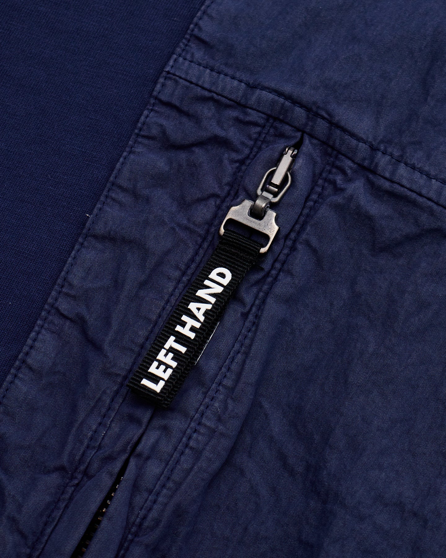 Left Hand L/S Patch Pocket Tee Navy - Image 5