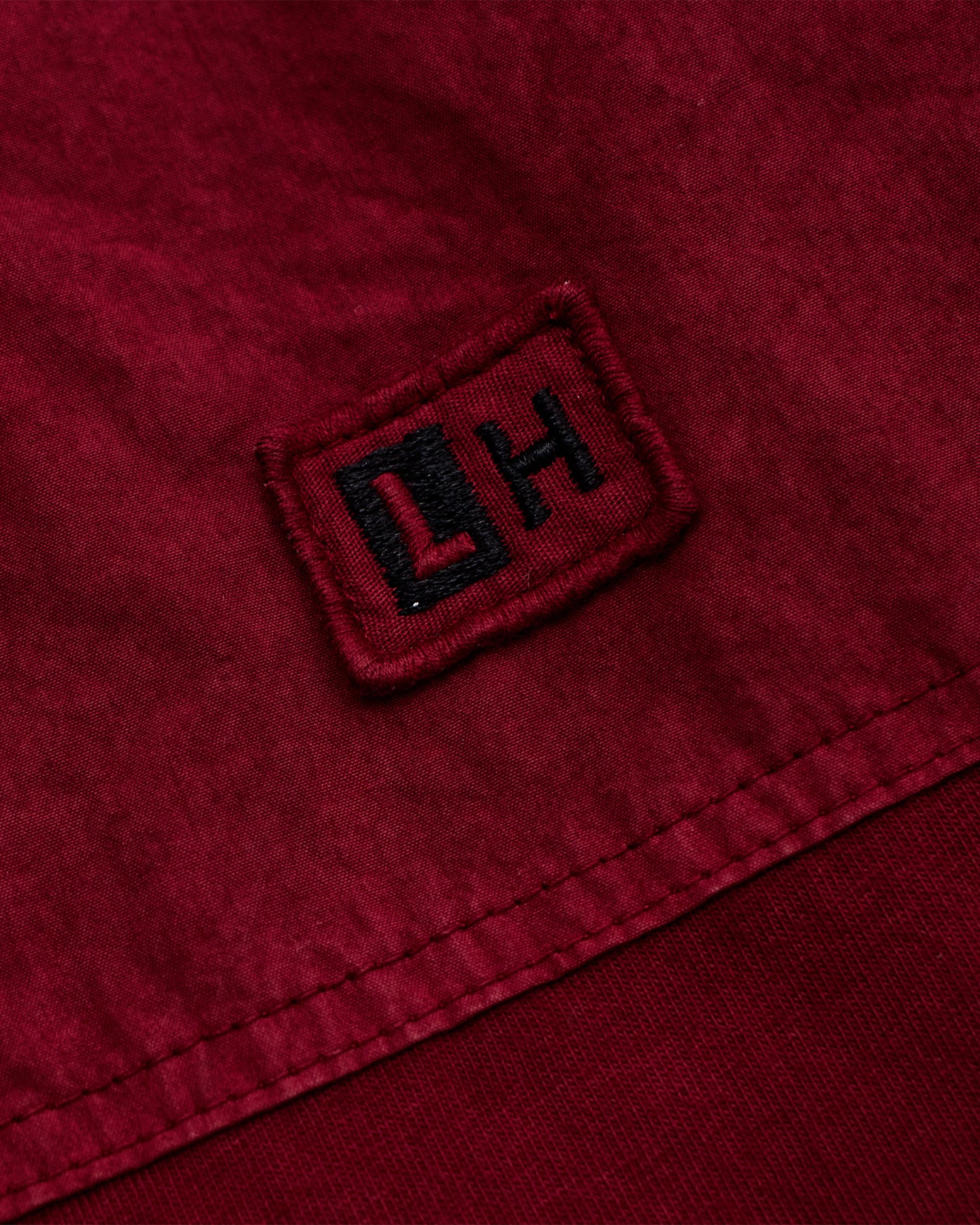 Left Hand L/S Pocket Tee Burgundy - Image 5