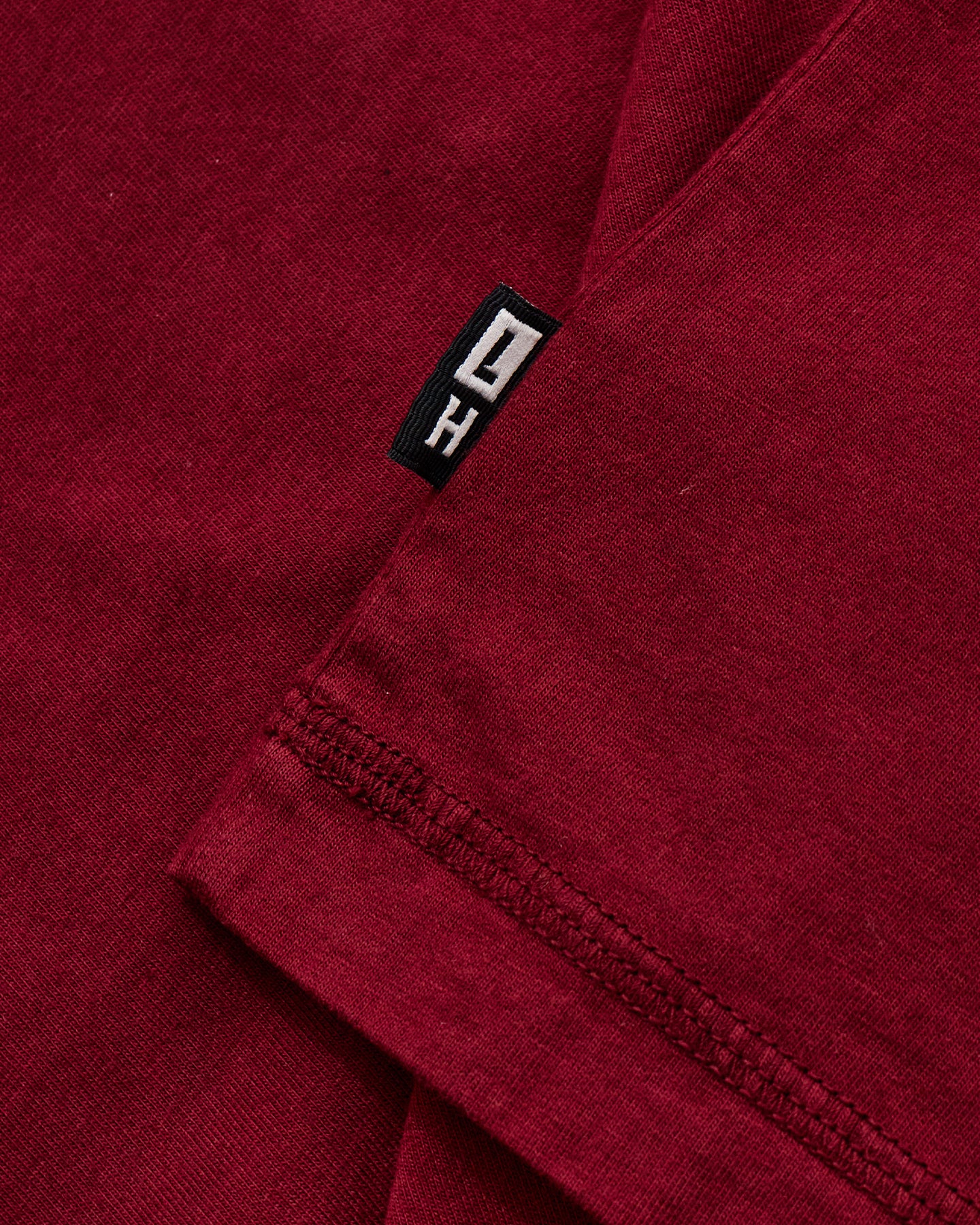 Left Hand L/S Pocket Tee Burgundy - Image 6