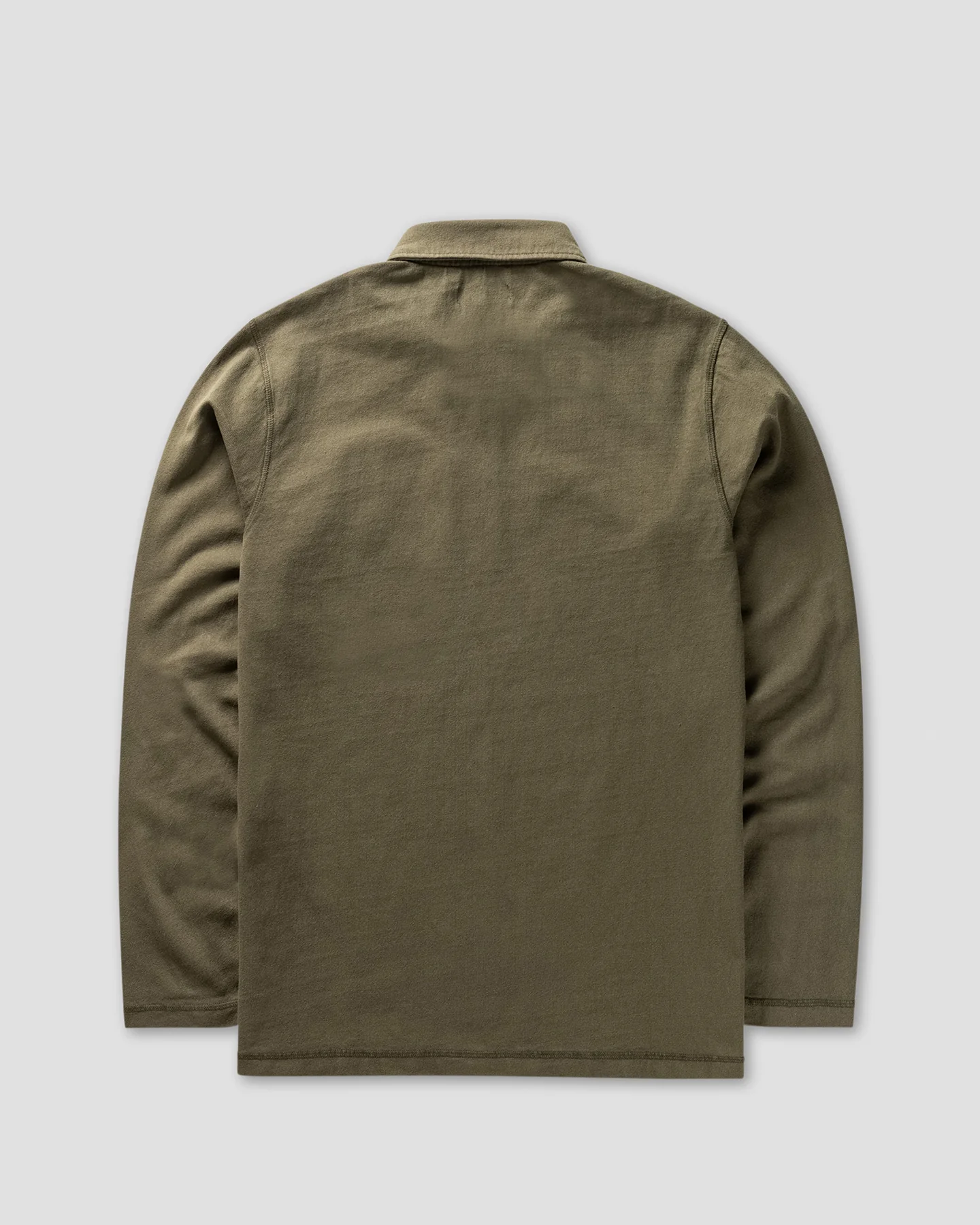 Left Hand L/S Polo Olive - Image 3