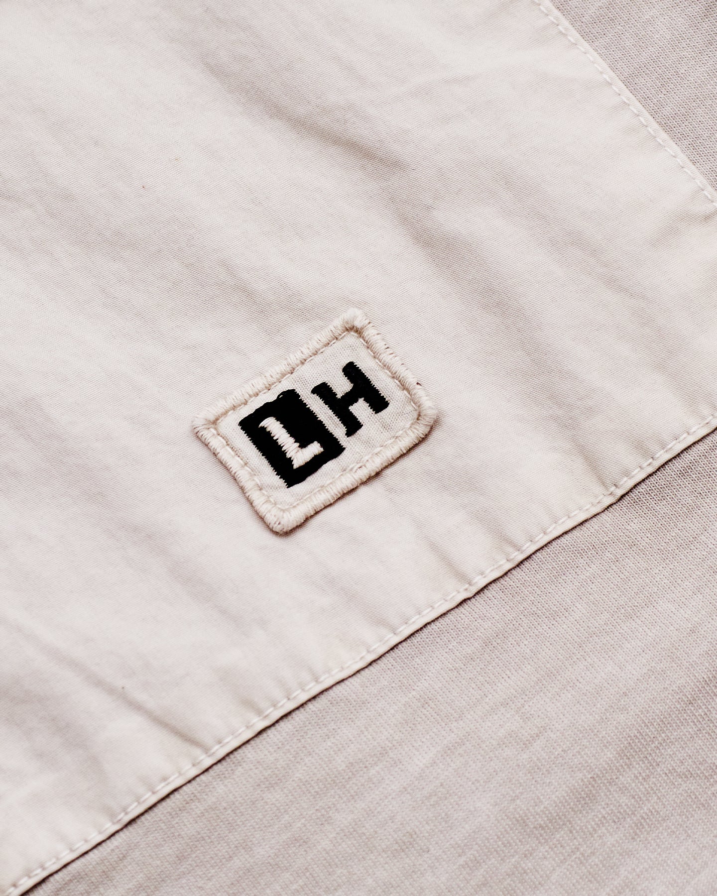 Left Hand Patch Pocket Tee Khaki - Image 4