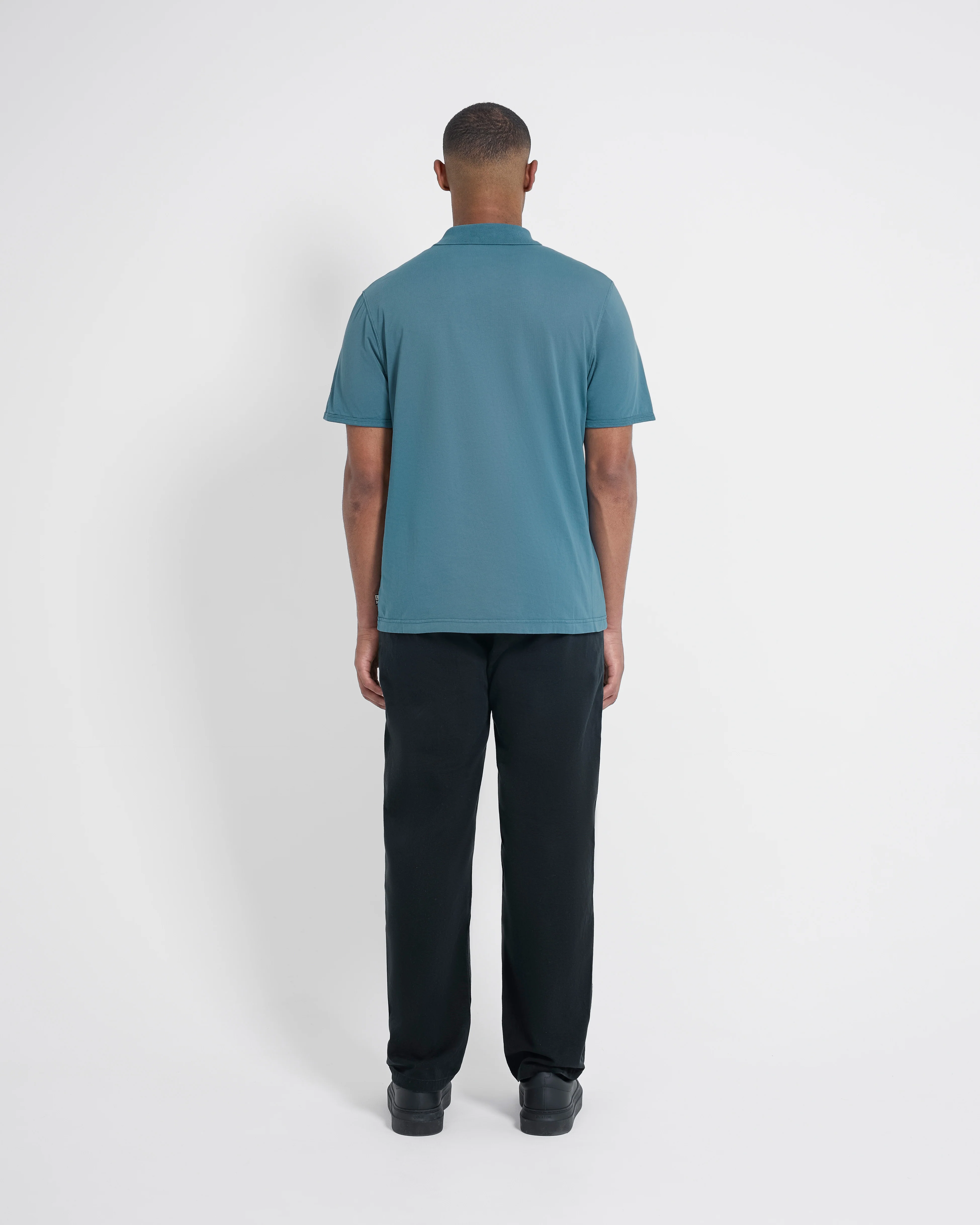 Left Hand Polo Shirt Mid Blue - Image 4