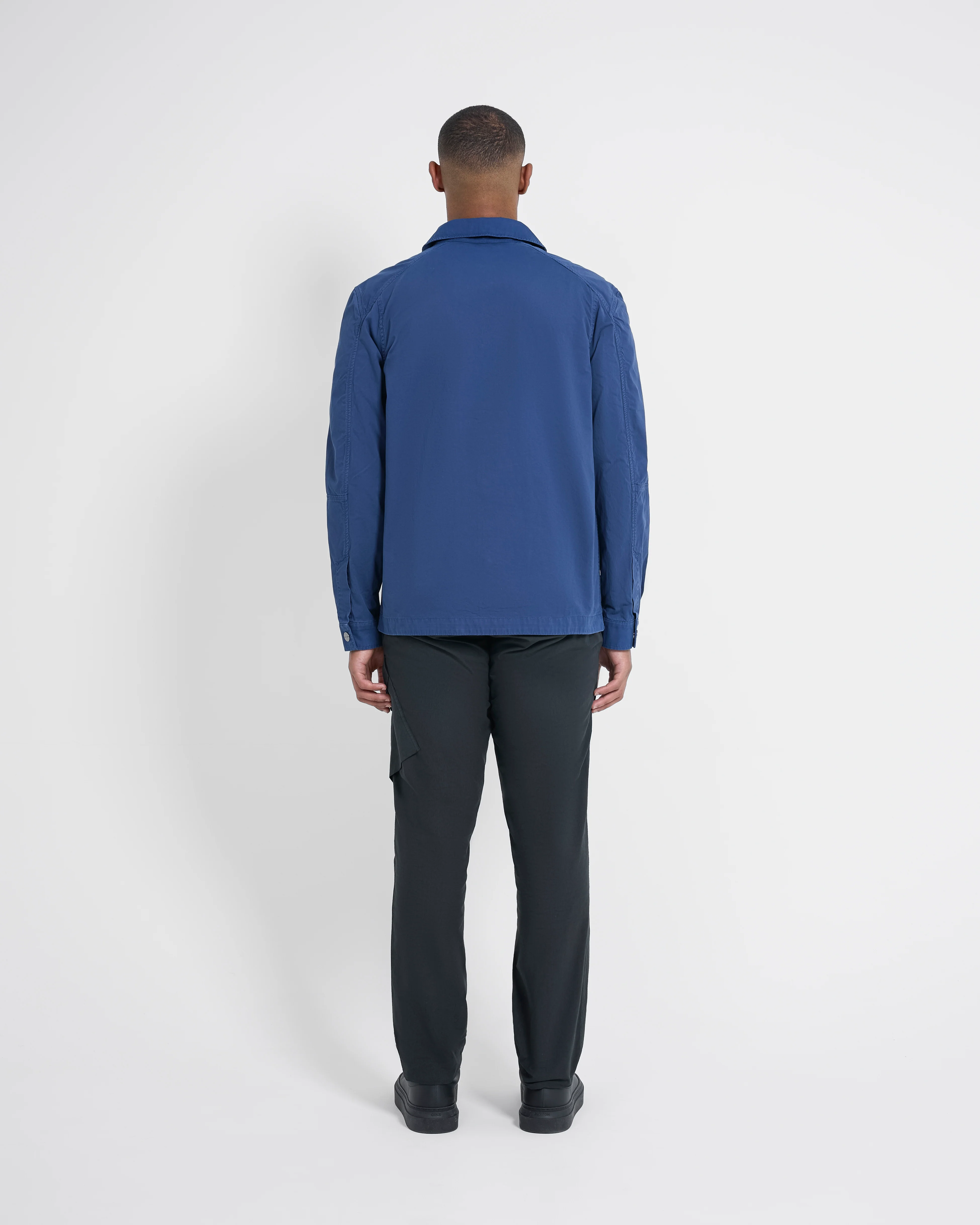 Left Hand Sesia Overshirt Navy - Image 5