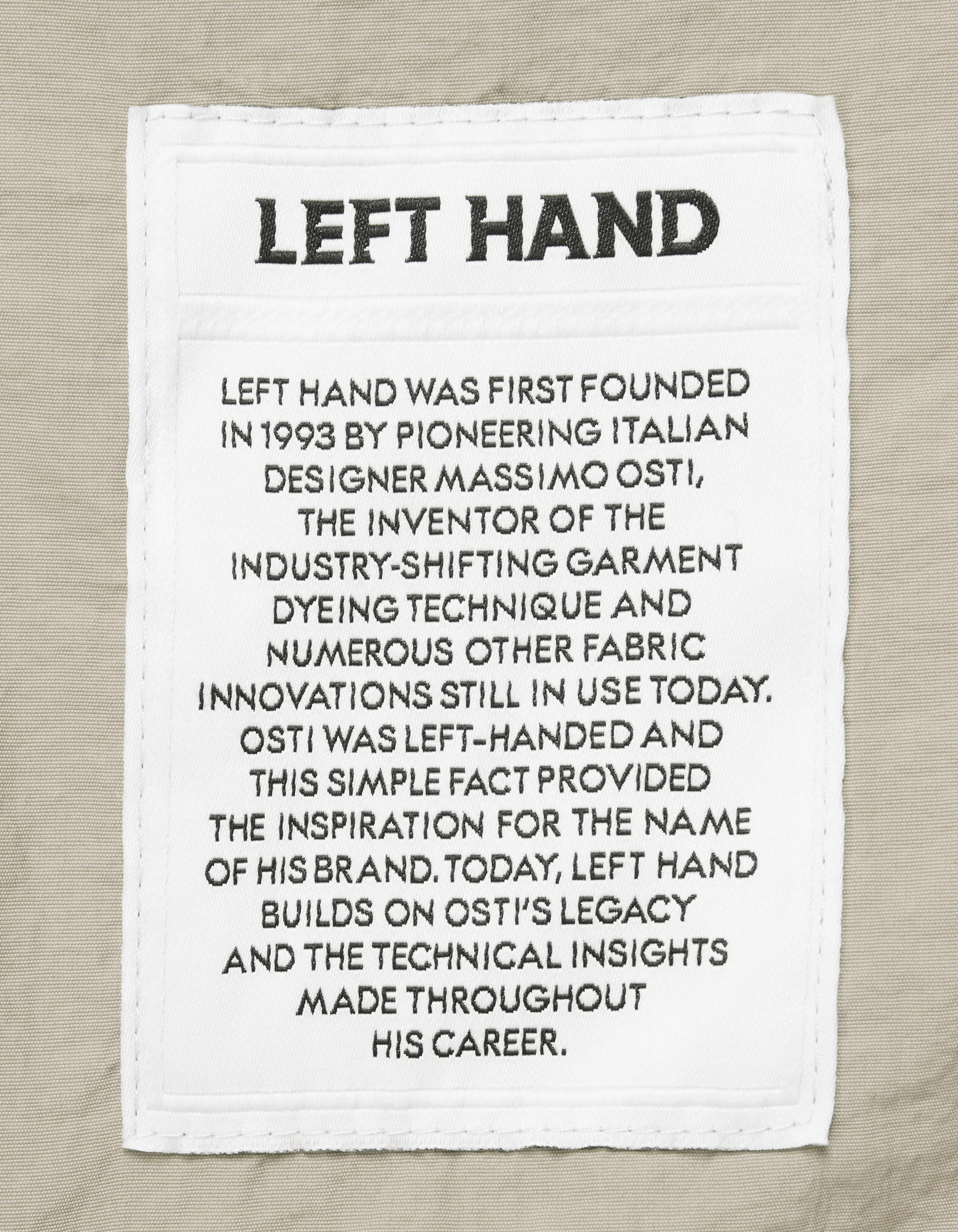 Left Hand Sesia Overshirt Stone - Image 8