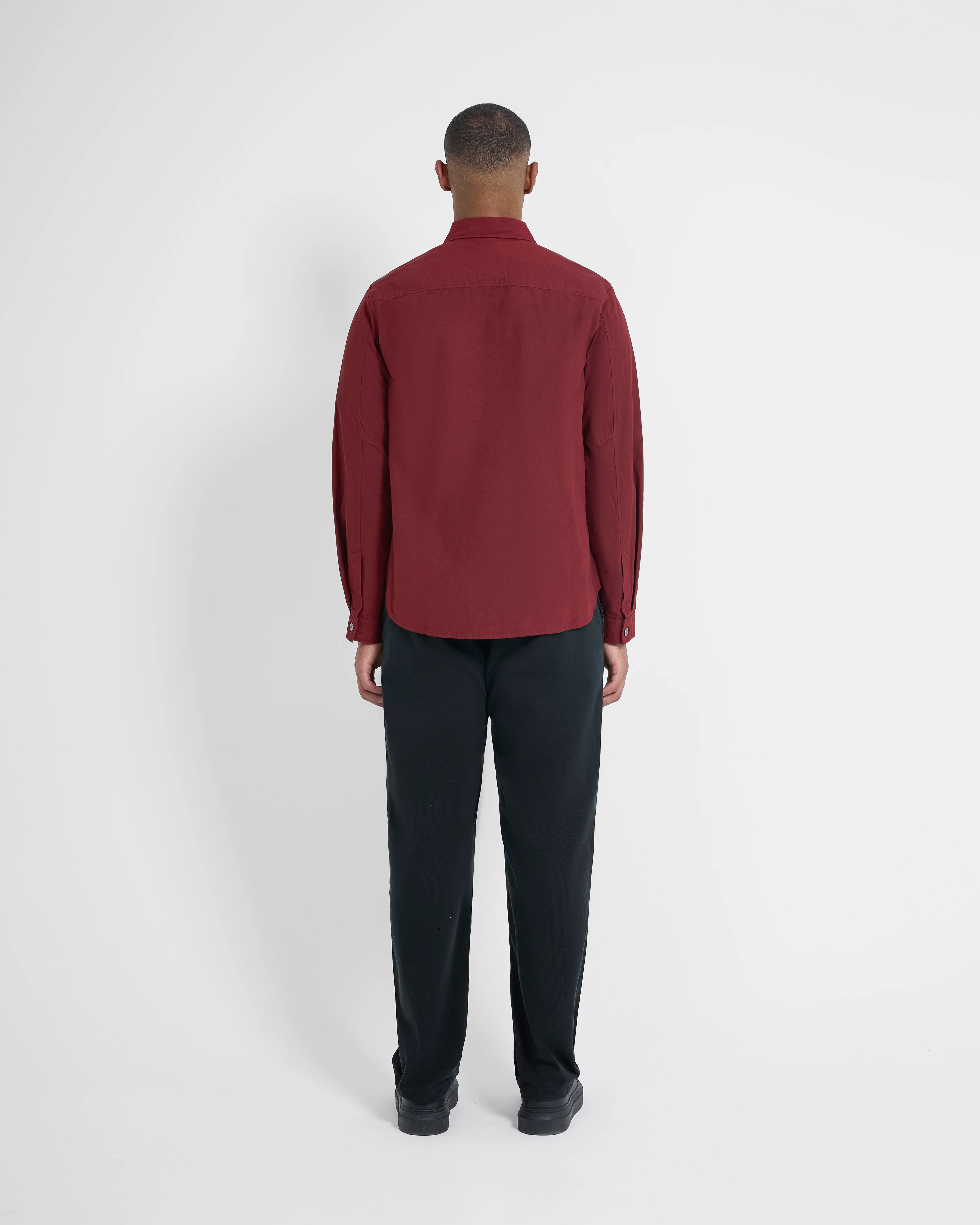 Left Hand Twin Pocket Shirt Burgundy - Image 5