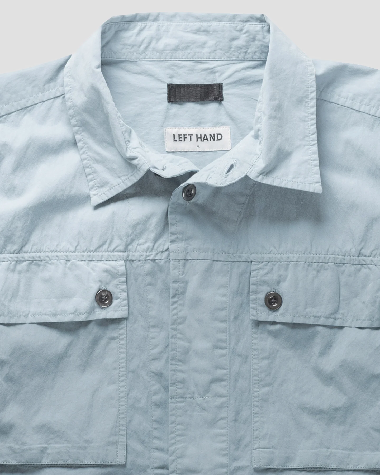 Left Hand Twin Pocket Shirt Light Blue - Image 7