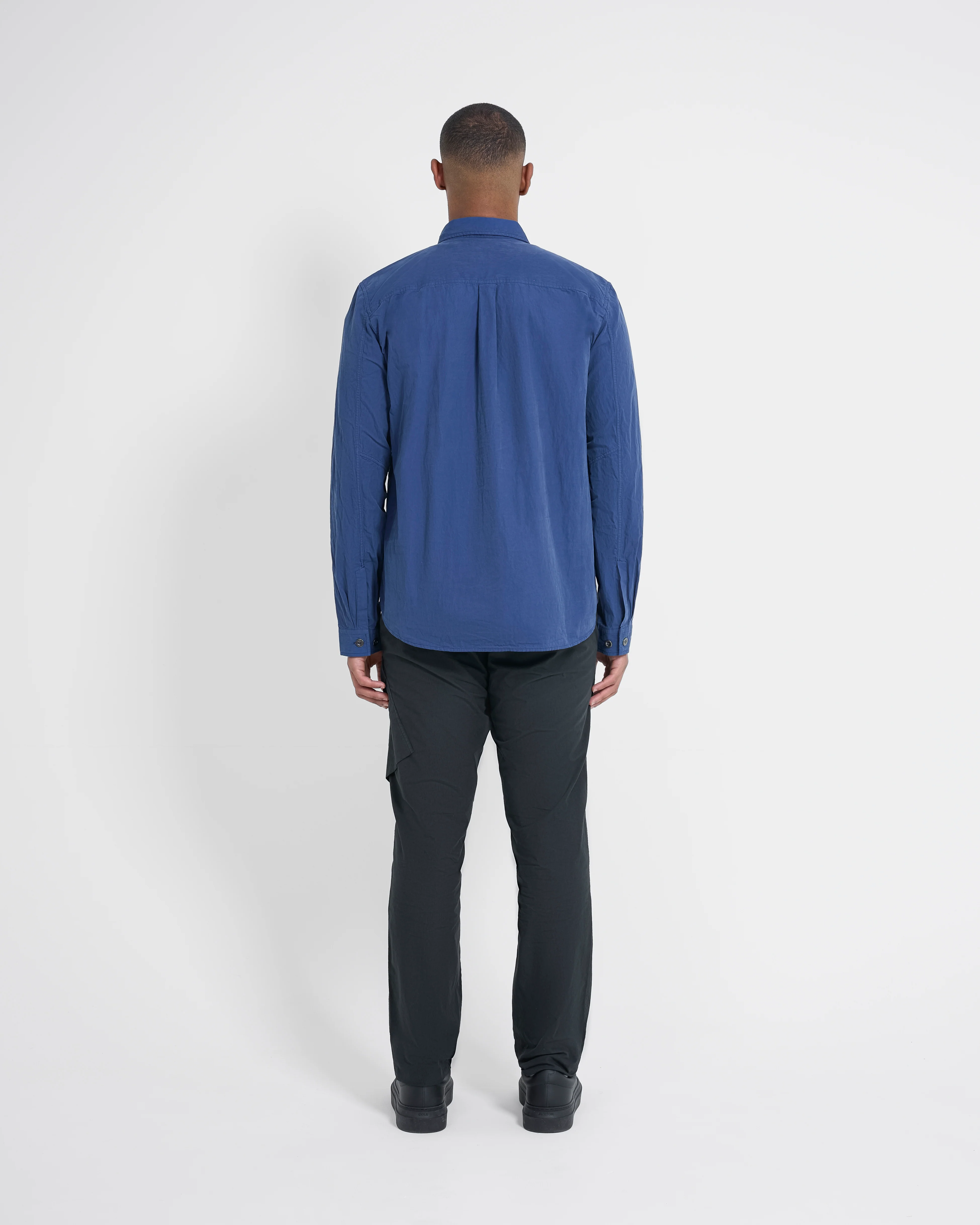 Left Hand Twin Pocket Shirt Navy - Image 5