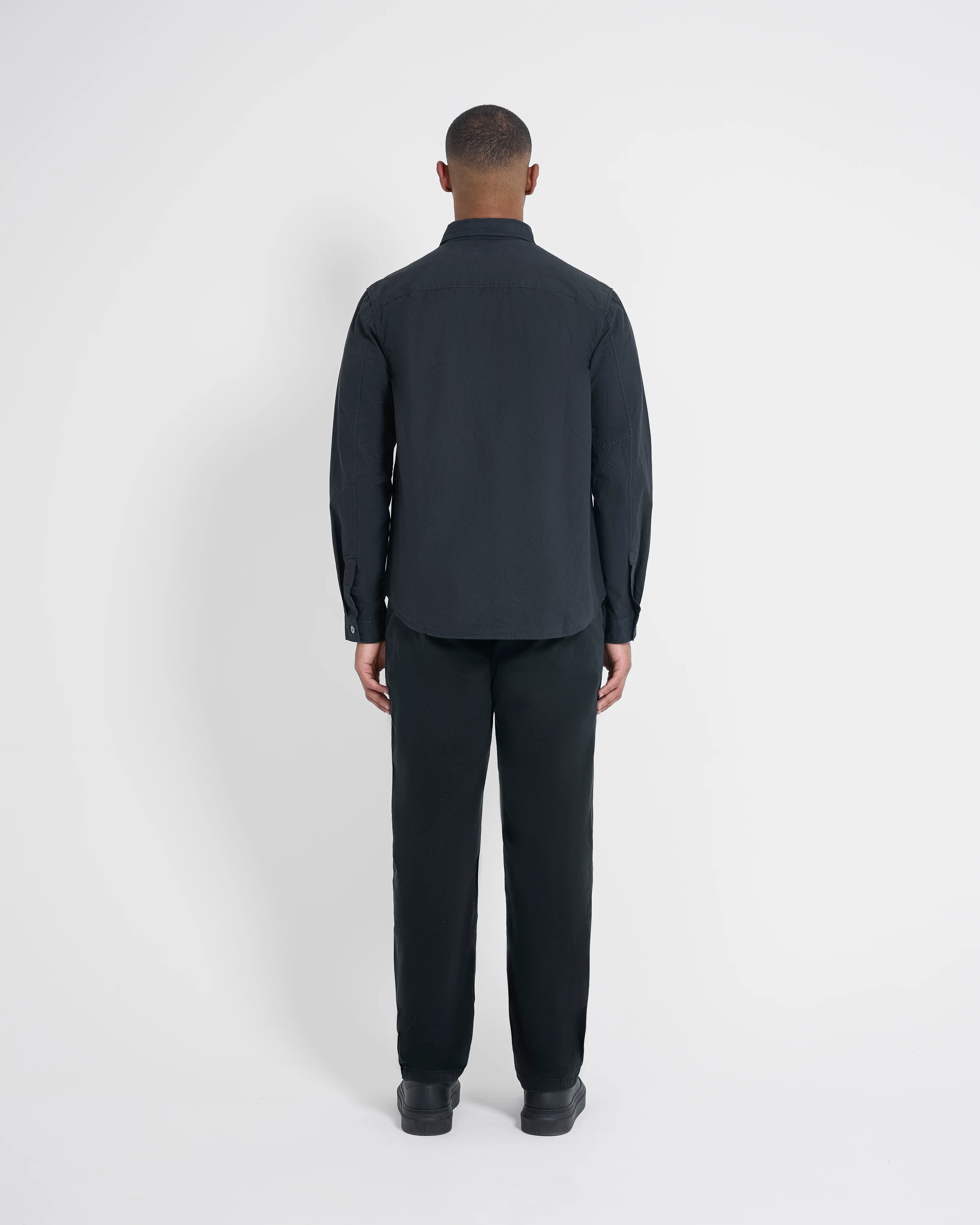 Left Hand Zip Pocket Shirt Black - Image 5