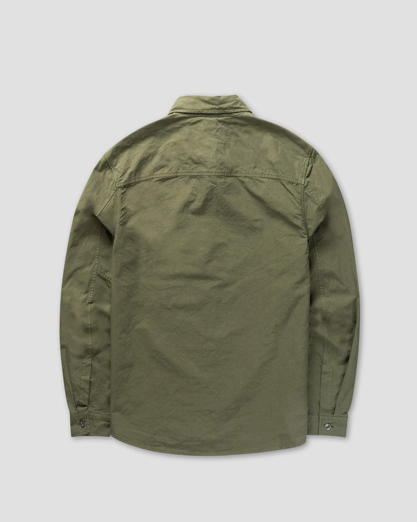 Left Hand Zip Pocket Shirt Olive - Image 3